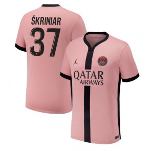 Billiga Paris Saint-Germain Milan Skriniar #37 Tredjeställ 2024-25 Kortärmad